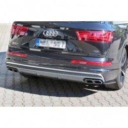 Maxton Rear Side Splitters Audi SQ7 / Q7 S-Line Mk.2 Gloss Black, Q7 / SQ7