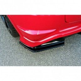 Maxton REAR SIDE SPLITTERS HONDA CIVIC VIII TYPE-R GP Gloss Black, CIVIC