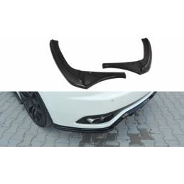 Maxton REAR SIDE SPLITTERS V.2 MASERATI GRANTURISMO 2007-2011 Gloss Black, Maserati