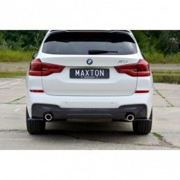 Maxton REAR SIDE SPLITTERS for BMW X3 G01 M-PACK Gloss Black, X3 G01