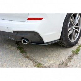 Maxton REAR SIDE SPLITTERS for BMW X3 G01 M-PACK Gloss Black, X3 G01