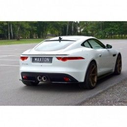 Maxton REAR SIDE SPLITTERS JAGUAR F-TYPE Gloss Black, Jaguar