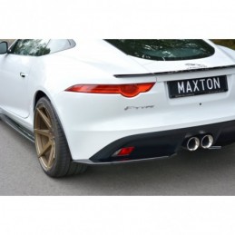 Maxton REAR SIDE SPLITTERS JAGUAR F-TYPE Gloss Black, Jaguar