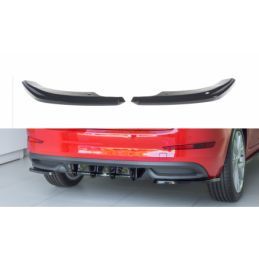 Maxton Rear Side Splitters Skoda Scala Gloss Black, Scala