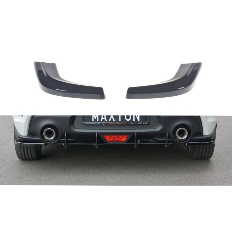 Maxton REAR SIDE SPLITTERS SUZUKI SWIFT 6 SPORT Gloss Black, Suzuki