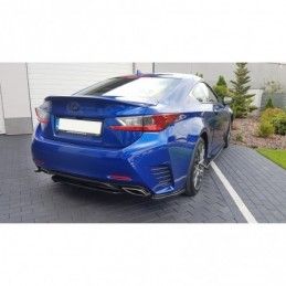 Maxton REAR SIDE SPLITTERS Lexus Rc Gloss Black, Lexus