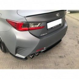 Maxton REAR SIDE SPLITTERS Lexus Rc Gloss Black, Lexus