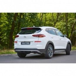 Maxton REAR SIDE SPLITTERS Hyundai Tucson Mk3 Facelift Gloss Black, Hyundai