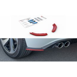 Maxton REAR SIDE SPLITTERS VW POLO MK6 GTI RED, Polo Mk6