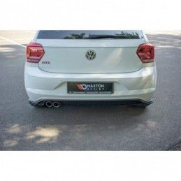 Maxton REAR SIDE SPLITTERS VW POLO MK6 GTI RED, Polo Mk6