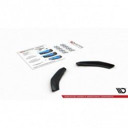 Maxton REAR SIDE SPLITTERS VW POLO MK6 GTI RED, Polo Mk6